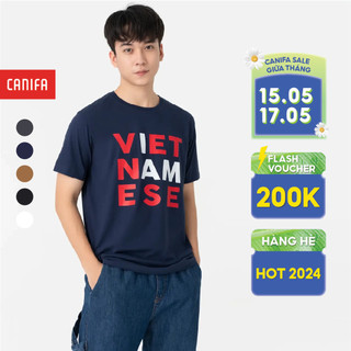 Áo phông unisex nam nữ chất liệu cotton có hình in 5TS23S030