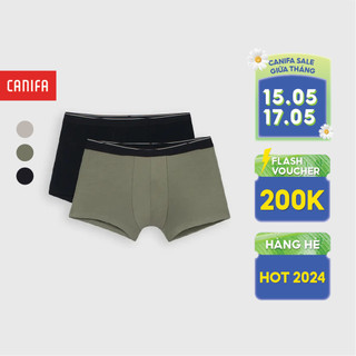 Pack 2 quần sịp nam CANIFA chất liệu modal co giãn phom skinny 8US23A002