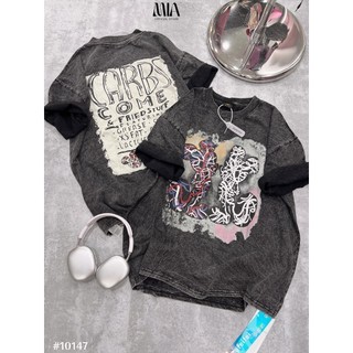 [HÀNG CAO CẤP] Áo thun unisex from rộng, cotton dày dặn bền dáng không bai dão. In Hình 2 Con Chuột