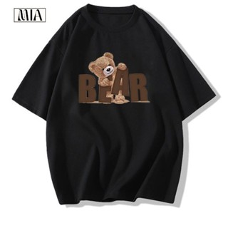 Áo Thun Nữ, Áo Phông Nam Nữ Unisex Tay Lỡ By MIA gấu BEAR