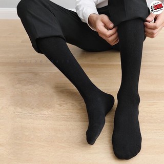 Tất(Vớ) nam siêu dài. Hàng dệt kim dày dặn chất cotton êm thấm hút mồ hôi