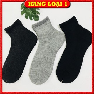 [XUẤT DƯ] Tất/ vớ nam cổ trung có đệm chất cotton thấm hút mồ hôi, chống hôi chân. Hàng xuất Nhật (mẫu 4)