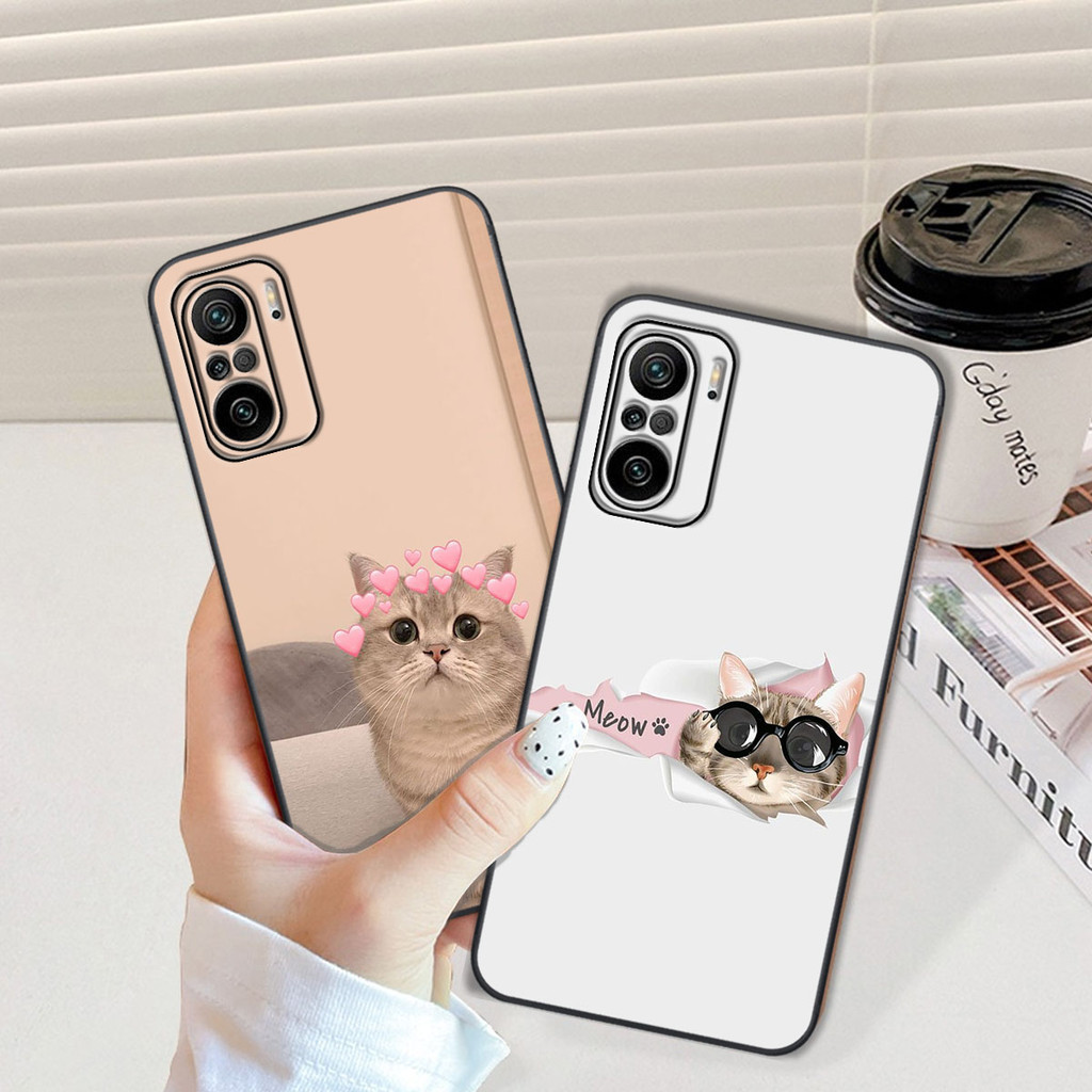 Ốp lưng Xiaomi Redmi K40 / K40 Pro / K40 Gaming in hình mèo siêu đáng yêu Milana Case