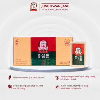 Nước Hồng Sâm Hàn Quốc Pha Sẵn KGC Jung Kwan Jang Tonic (50ml x 10 gói)