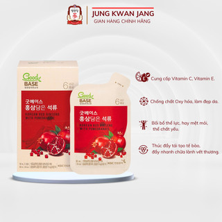 Nước Hồng Sâm Hàn Quốc Goodbase Lựu Đỏ KGC Jung Kwan Jang (50ml x 10 gói)