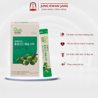 Nước Hồng Sâm Goodbase Mơ Xanh KGC Jung Kwan Jang (10ml x 10 gói) Date:25/09/2025