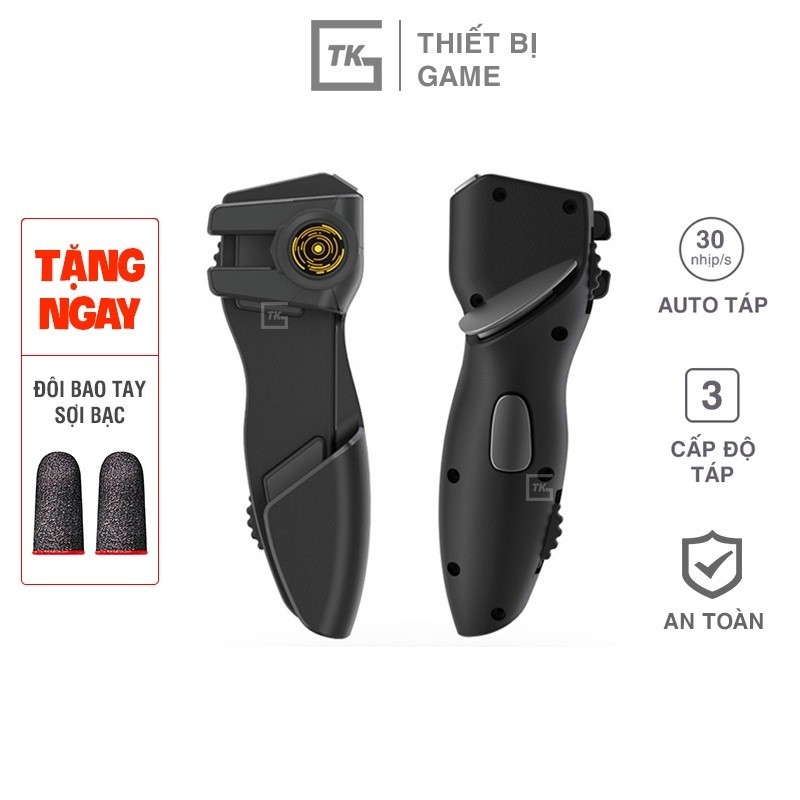 Tay cầm chơi game dành cho iPad MEMO AK-PAD8K auto táp 30 nhịp/s chơi game PUBG Mobile Free Fire CFM