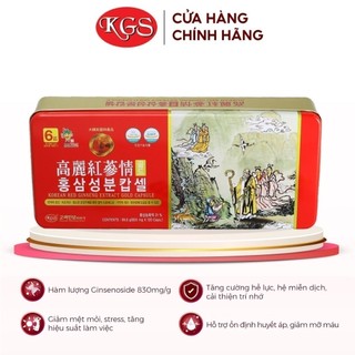 Viên Hồng Sâm Nhung Hươu Linh Chi Hàn Quốc - Tráng Dương, Bổ Thận (830mg x 120 viên) - KGS Korean Ginseng Story