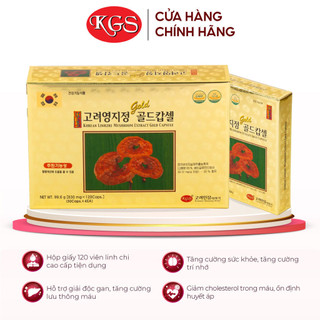 Hộp 120 Viên Linh Chi Hàn Quốc - Tăng Cường Miễn Dịch, Ổn Định Huyết Áp (830mg x 120 viên) - KGS Korean Ginseng Story
