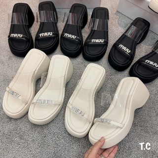 Dép độn quai Miu đính đá Size 35-39 fullbox