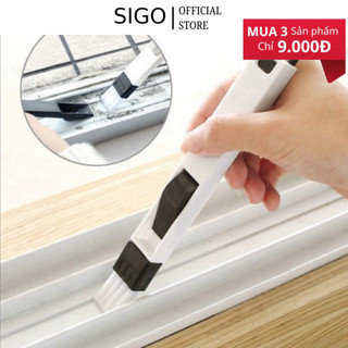 Chổi quét bụi kèm ki hốt rác mini/ cọ mini phủi bụi vệ sinh khe cửa, bàn phím máy tính,... sigo