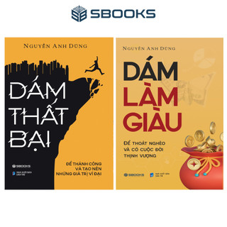 Combo 2 cuốn dám làm giàu + dám thất bại - chính hãng sách hay sbooks