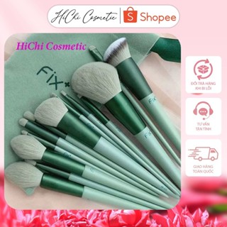 Bộ Cọ Trang Điểm 13 Món FIX – Lông Mềm Mịn, Đầy Đủ Cọ Mặt Và Mắt, Thiết Kế Sang Trọng