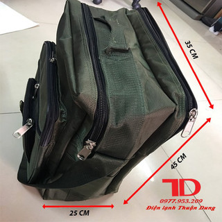 Túi đựng đồ nghề sửa chữa - loại đứng size đại TD Điện lạnh Thuận Dung