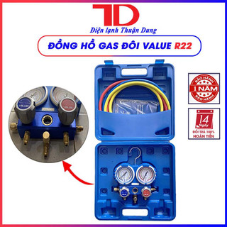 Đồng hồ đo áp suất gas máy lạnh value r22 - bảo hành 12 tháng TD Điện lạnh Thuận Dung