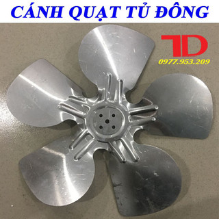 Cánh quạt tủ đông 25cm, cánh quạt nhôm tản nhiệt TD Điện lạnh Thuận Dung