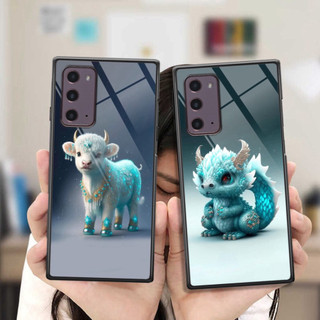 Ốp kính Samsung Note 20 hình 12 con giáp cực kỳ cute dễ thương đáng yêu .