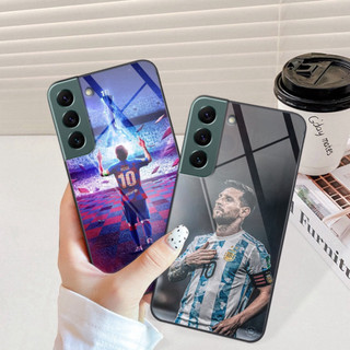 Ốp kính Samsung S22 / S22 Ultra in hình me.ssi cầu thủ bóng đá nổi tiếng nhất thế giới .