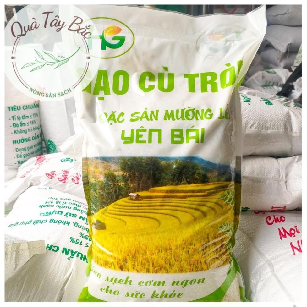5kg Gạo séng cù hạt tròn Đặc sản gạo Văn Chấn Yên Bái .