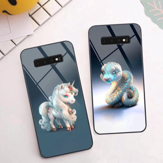 Ốp kính Samsung S10 / S10 5G / S10 Plus / S10+ hình 12 con giáp cực kỳ cute dễ thương đáng yêu .