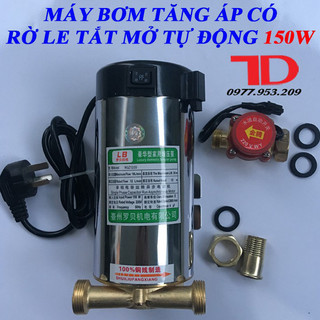 Máy bơm tăng áp có rờ le tắt mở tự động 150w TD Điện lạnh Thuận Dung
