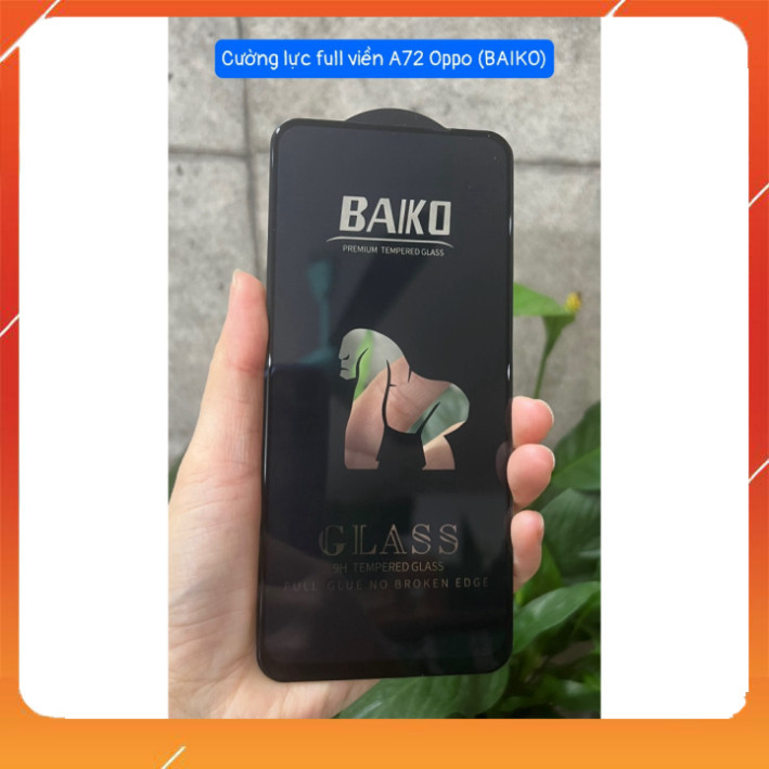 cường lực full viền A72 oppo -BAIKO