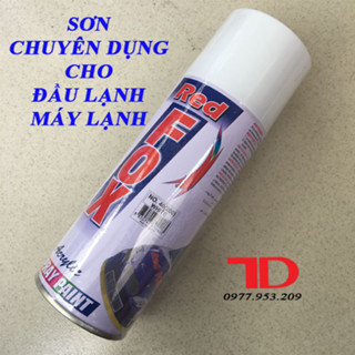 Sơn red fox chuyên dụng cho đầu lạnh máy lạnh white 200 no.40, sơn redfox TD Điện lạnh Thuận Dung