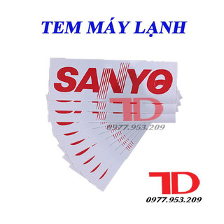 Combo 10 tem máy lạnh sanyo, TD Điện lạnh Thuận Dung