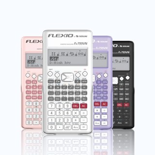 Máy tính cầm tay Flexio Fx799VN - Máy tính bỏ túi chính hãng cho học sinh, sinh viên được phép mang vào phòng thi