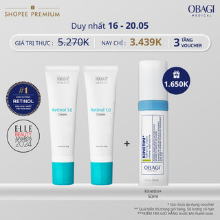 Bộ đôi Kem dưỡng chống lão hóa Retinol 1.0 28g
