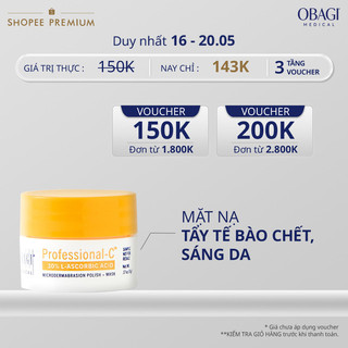 Mặt Nạ Vitamin C Obagi Professional-C Microdermabrasion Polish + Mask 5g