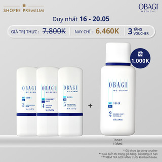 Bộ Kem Dưỡng OBAGI NUDERM và Lotion Tẩy Da Chết Nu-Derm Exfoderm