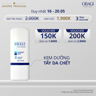 Lotion Tẩy Da Chết Cho Da Dầu Chứa Aha Obagi Nu-Derm Exfoderm Forte 57g