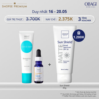 Bộ đôi Serum Obagi Professional-C 10% 12.5ml và Kem chống lão hóa Obagi 360 Retinol 0.5 28g