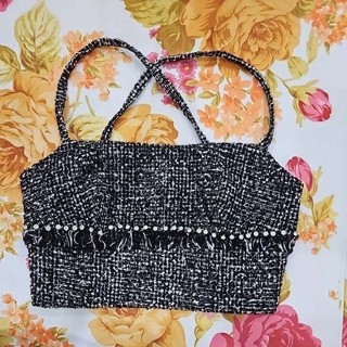 Áo si 2hand croptop, hai dây,bra
