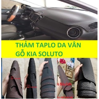 THẢM TAPLO KIA SOLUTO 2021-2020-2019-2018-2017-2016-2015.THẢM CHE NẮNG TAPLO XE HƠI CAO CẤP-NHUNG LÔNG CỪU-DA VÂN CARBON