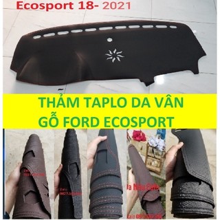 THẢM TAPLO FORD ECOSPORT 2014-2017 VÀ 2018-2021 THẢM CHE NẮNG TAPLO CAO CẤP-NHUNG +DA VÂN CARBON 3 LỚP