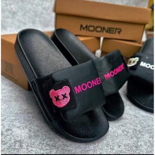 Dép nam nữ quai dán gấu beola Mooner mẫu hot trend mới ra cực đẹp siêu bền giá rẻ