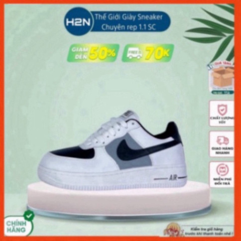 Giày sneaker nike_air force 1- af1 cổ thấp đen trắng nam nữ dễ phối đồ full box bill mới nhất 2023