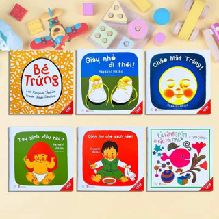 Sách - Ehon Bé ngoan - Ehon Nhật Bản cho bé 0-3 tuổi - giờ chơi của bé (bộ 6 quyển)