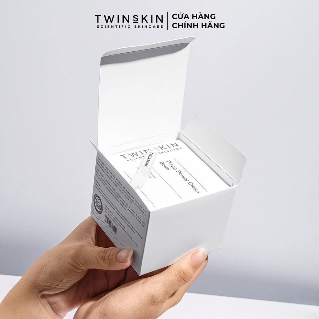 Sáp Tẩy Trang Làm Sạch Chuyên Sâu - Three Power Clean Balm Twins Skin 100g