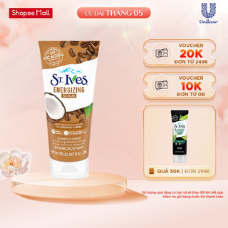Sữa rửa mặt tẩy tế bào chết St.Ives Cafe và Dừa 170g