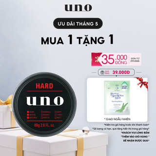 Sáp vuốt tóc Tạo kiểu Giữ nếp tự nhiên UNO Hybrid Hard 80g