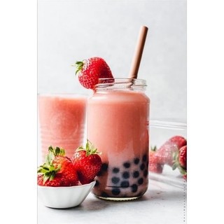 {BÁN RẺ NHẬN 5 SAO} 200gr BỘT TRÀ SỮA DÂU TÂY