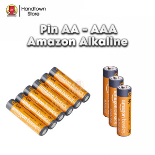 Vỉ 20 viên pin kiềm amazon alkaline aa aaa - chính hãng, pin tiểu, pin đũa, pin khô