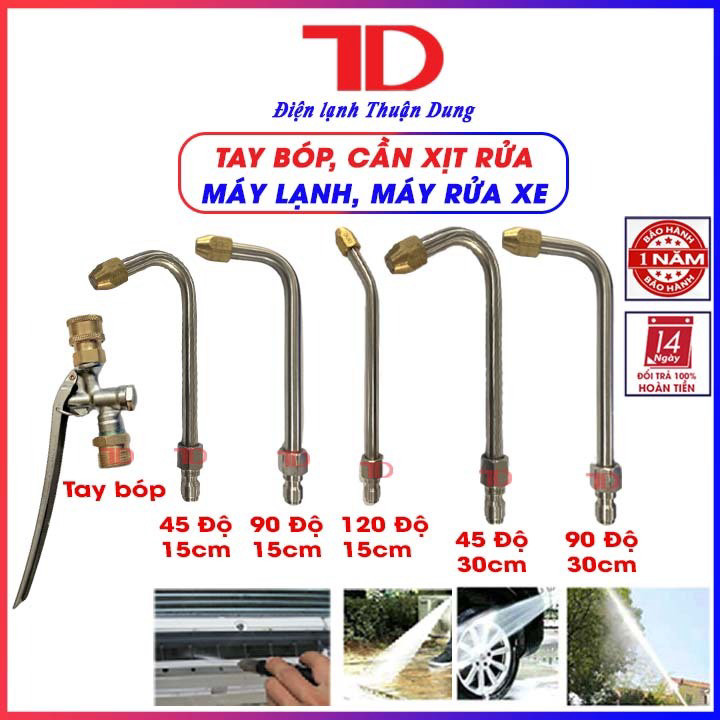 Cần xịt rửa máy lạnh vệ sinh điều hòa - TD Điện lạnh Thuận Dung