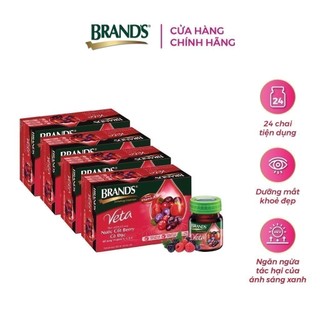 Combo 4 hộp 6 chai nước cốt berry brand's veta