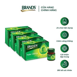 Combo 4 Hộp 6 Chai Nước Cốt Gà BRAND'S (70ml/Chai)