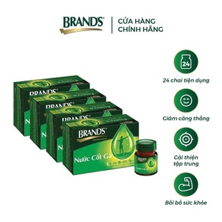 Combo 4 Hộp 6 Chai Nước Cốt Gà BRAND'S (42ml/Chai)