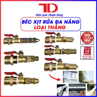 Béc xịt rửa vệ sinh bảo dưỡng máy lạnh điều hoà loại thẳng có chỉnh tia đa năng - TD Điện lạnh Thuận Dung